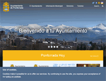 Tablet Screenshot of ponferrada.org